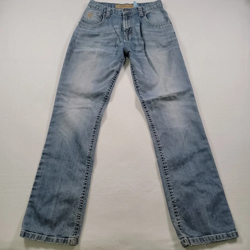 Cinch Jeans Boys 18S Blue Boot Cut Slim Fit Cotton Stretch Western